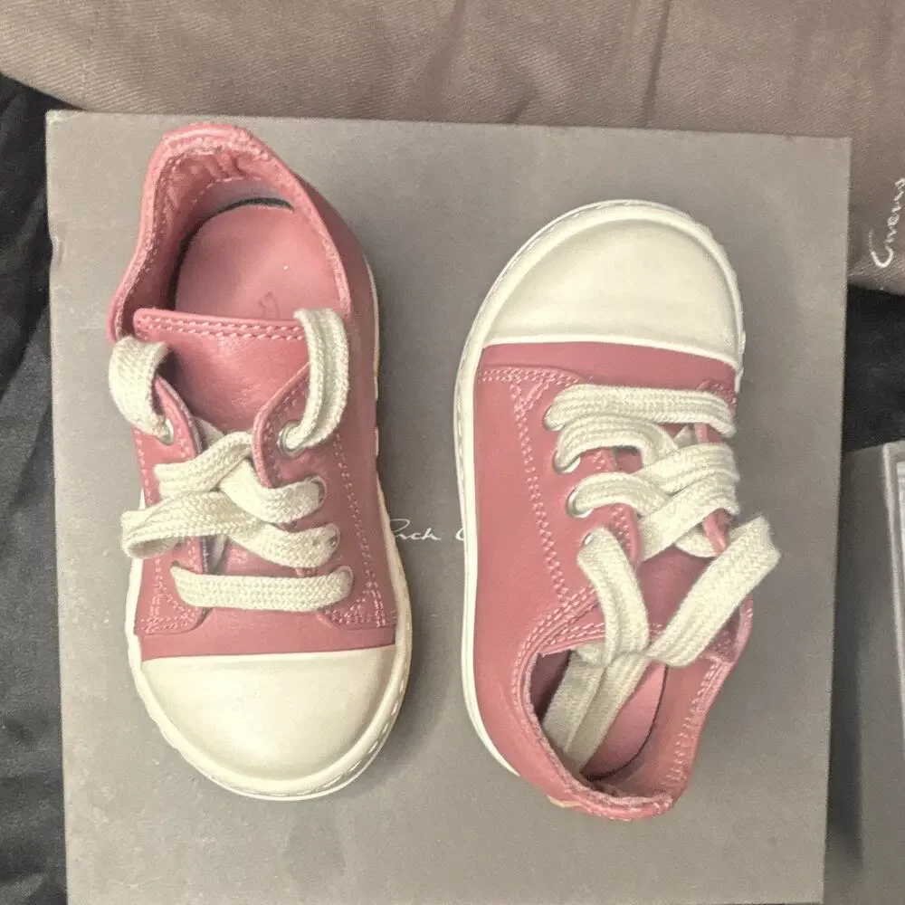 Baby Rick Owen’s Sneakers Size 19 Used With Box Great condition